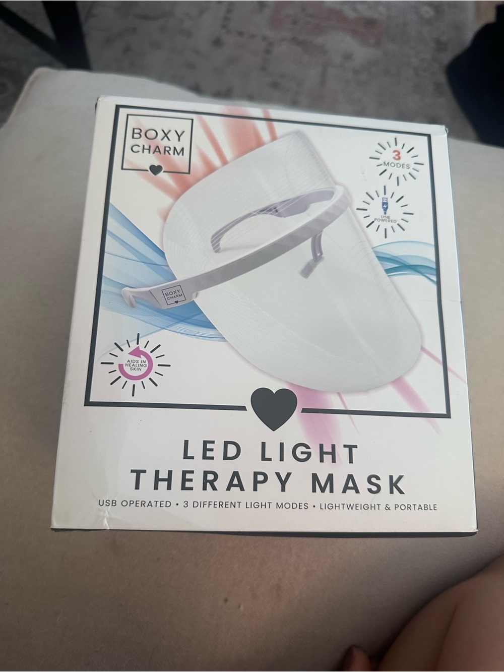 White LED Light Therapy Mask for Women